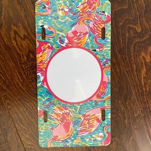 Flamingo License plate that can be personalized